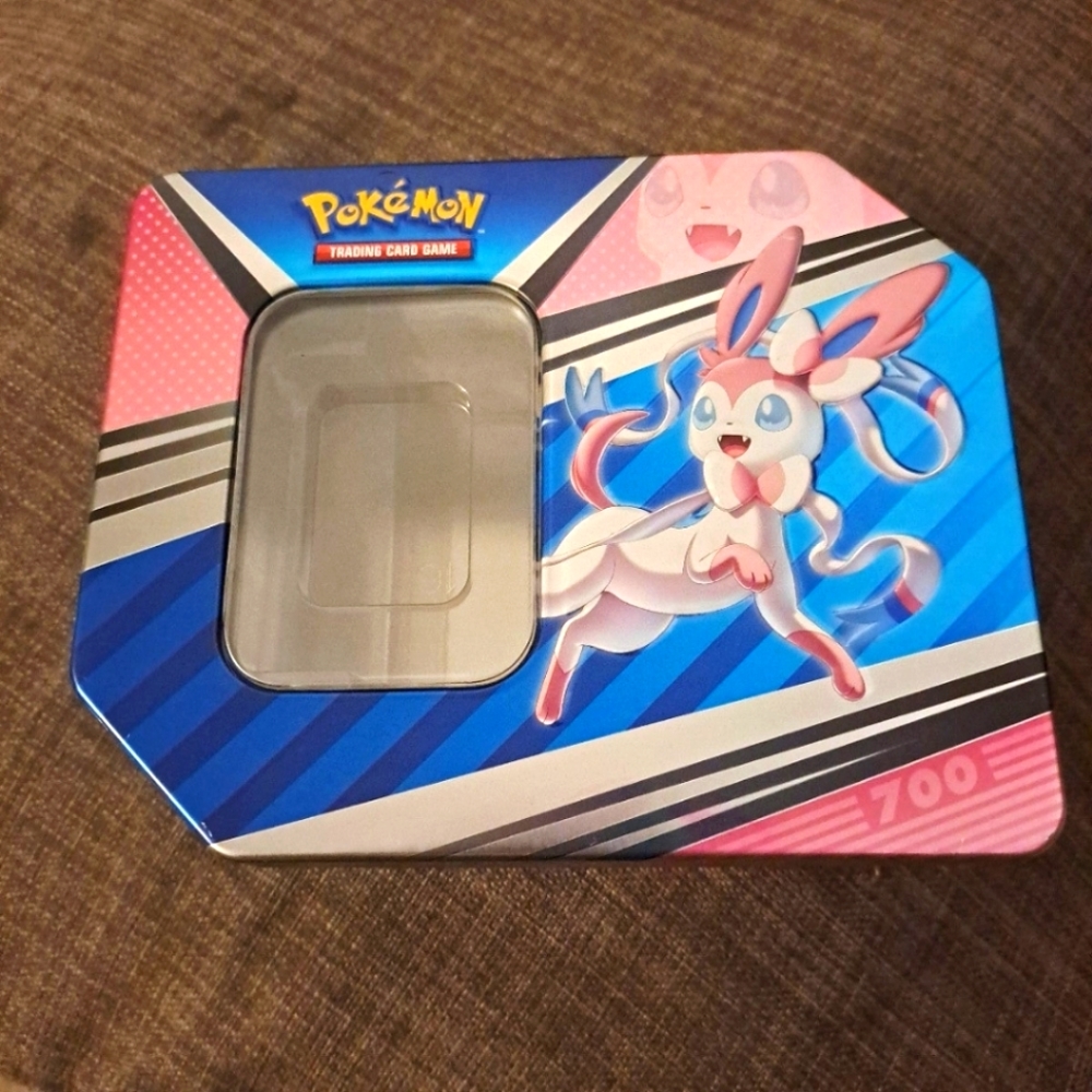 Pokemon V Heroes Tin Sylveon V Empty Tin
